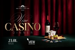 Atpūtas un ceļojumu piedāvājumi 20.01.2026 - 24.01.2026 Wine casino dinner  Baltic Beach Hotel & SPA